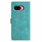 For Google Pixel 9a Triangles Embossed Leather Phone Case(Green) - 3