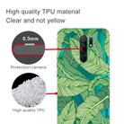 For Xiaomi Redmi 9 Coloured Drawing Pattern Highly Transparent TPU Protective Case(Banana Leaf) - 3