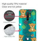 For Xiaomi Redmi 9 Coloured Drawing Pattern Highly Transparent TPU Protective Case(Little Brown Bear) - 3