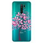 For Xiaomi Redmi 9 Coloured Drawing Pattern Highly Transparent TPU Protective Case(Butterfly Tree) - 1