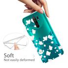 For Xiaomi Redmi 9 Coloured Drawing Pattern Highly Transparent TPU Protective Case(Magnolia) - 2