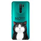 For Xiaomi Redmi 9 Coloured Drawing Pattern Highly Transparent TPU Protective Case(NO Cat) - 1