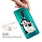 For Xiaomi Redmi 9 Coloured Drawing Pattern Highly Transparent TPU Protective Case(Selfie Dog) - 2
