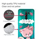 For Xiaomi Redmi 9 Coloured Drawing Pattern Highly Transparent TPU Protective Case(Cute Cat) - 3