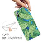 For Xiaomi Redmi 9A Coloured Drawing Pattern Highly Transparent TPU Protective Case(Banana Leaf) - 2