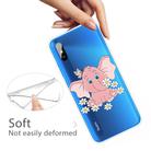 For Xiaomi Redmi 9A Coloured Drawing Pattern Highly Transparent TPU Protective Case(Little Pink Elephant) - 2