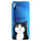 For Xiaomi Redmi 9A Coloured Drawing Pattern Highly Transparent TPU Protective Case(NO Cat) - 1