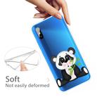 For Xiaomi Redmi 9A Coloured Drawing Pattern Highly Transparent TPU Protective Case(Bamboo Bear) - 2