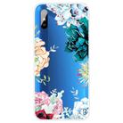 For Xiaomi Redmi 9A Coloured Drawing Pattern Highly Transparent TPU Protective Case(Gem Flower) - 1