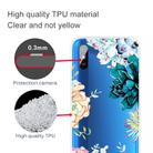 For Xiaomi Redmi 9A Coloured Drawing Pattern Highly Transparent TPU Protective Case(Gem Flower) - 3