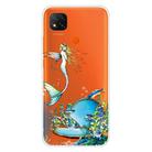 For Xiaomi Redmi 9C Coloured Drawing Pattern Highly Transparent TPU Protective Case(Mermaid) - 1