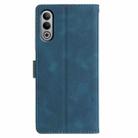 For OnePlus Nord CE4 Triangles Embossed Leather Phone Case(Blue) - 3