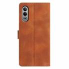 For OnePlus Nord CE4 Triangles Embossed Leather Phone Case(Brown) - 3