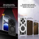For OPPO Find X8 Cooling Hollow Metal Holder MagSafe Phone Case(Black) - 3