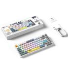 ONIKUMA G58 82-Keys Hot-Swappable Mechanical Gaming Keyboard(White) - 2