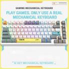 ONIKUMA G58 82-Keys Hot-Swappable Mechanical Gaming Keyboard(White) - 3