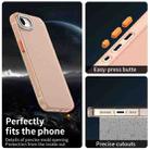 For iPhone 16e Candy Diamond Frosted PC Hybrid TPU Phone Case(Orange) - 2