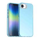 For iPhone 16e Candy Diamond Frosted PC Hybrid TPU Phone Case(Blue) - 1