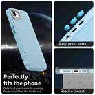 For iPhone 16e Candy Diamond Frosted PC Hybrid TPU Phone Case(Blue) - 2