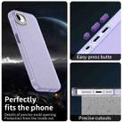 For iPhone 16e Candy Diamond Frosted PC Hybrid TPU Phone Case(Purple) - 2