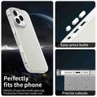 For iPhone 16 Pro Candy Diamond Frosted PC Hybrid TPU Phone Case(White) - 2