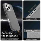 For iPhone 16 Pro Candy Diamond Frosted PC Hybrid TPU Phone Case(Black) - 2