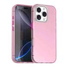 For iPhone 16 Pro Candy Diamond Frosted PC Hybrid TPU Phone Case(Red) - 1