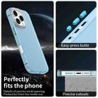 For iPhone 16 Pro Candy Diamond Frosted PC Hybrid TPU Phone Case(Blue) - 2