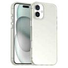 For iPhone 16 Plus Candy Diamond Frosted PC Hybrid TPU Phone Case(White) - 1
