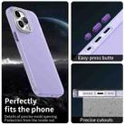 For iPhone 14 Pro Max Candy Diamond Frosted PC Hybrid TPU Phone Case(Purple) - 2