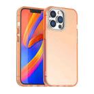 For iPhone 13 Pro Candy Diamond Frosted PC Hybrid TPU Phone Case(Orange) - 1