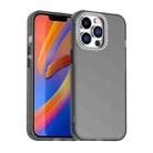 For iPhone 13 Pro Candy Diamond Frosted PC Hybrid TPU Phone Case(Black) - 1