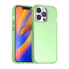 For iPhone 13 Pro Candy Diamond Frosted PC Hybrid TPU Phone Case(Green) - 1