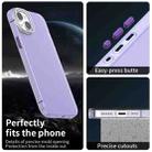 For iPhone 14 Plus Candy Diamond Frosted PC Hybrid TPU Phone Case(Purple) - 2