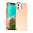 For iPhone 12 Candy Diamond Frosted PC Hybrid TPU Phone Case(Orange) - 1