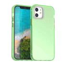 For iPhone 12 Candy Diamond Frosted PC Hybrid TPU Phone Case(Green) - 1