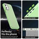For iPhone 12 Candy Diamond Frosted PC Hybrid TPU Phone Case(Green) - 2