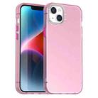 For iPhone 15 Plus Candy Diamond Frosted PC Hybrid TPU Phone Case(Red) - 1