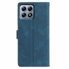 For Xiaomi 14T Pro Triangles Embossed Leather Phone Case(Blue) - 3