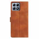 For Xiaomi 14T Pro Triangles Embossed Leather Phone Case(Brown) - 3
