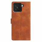 For Xiaomi 15 Triangles Embossed Leather Phone Case(Brown) - 3