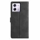 For Xiaomi Poco M7 Pro 5G Triangles Embossed Leather Phone Case(Black) - 3