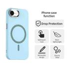 For iPhone 16e Glitter Series Magsafe PC Hybrid TPU Phone Case(Blue) - 2