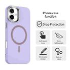 For iPhone 16 Glitter Series Magsafe PC Hybrid TPU Phone Case(Purple) - 2