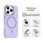 For iPhone 16 Pro Glitter Series Magsafe PC Hybrid TPU Phone Case(Purple) - 2