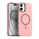 For iPhone 16 Plus Glitter Series Magsafe PC Hybrid TPU Phone Case(Red) - 1