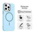 For iPhone 15 Pro Glitter Series Magsafe PC Hybrid TPU Phone Case(Blue) - 2