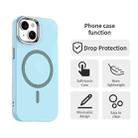 For iPhone 15 Glitter Series Magsafe PC Hybrid TPU Phone Case(Blue) - 2
