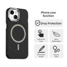 For iPhone 15 Plus Glitter Series Magsafe PC Hybrid TPU Phone Case(Black) - 2