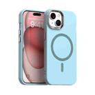For iPhone 15 Plus Glitter Series Magsafe PC Hybrid TPU Phone Case(Blue) - 1